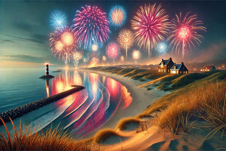 Feuerwerkshow  Zeeland