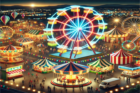 Jährliche Kirmes in Sluis