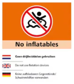 Orangene Flagge